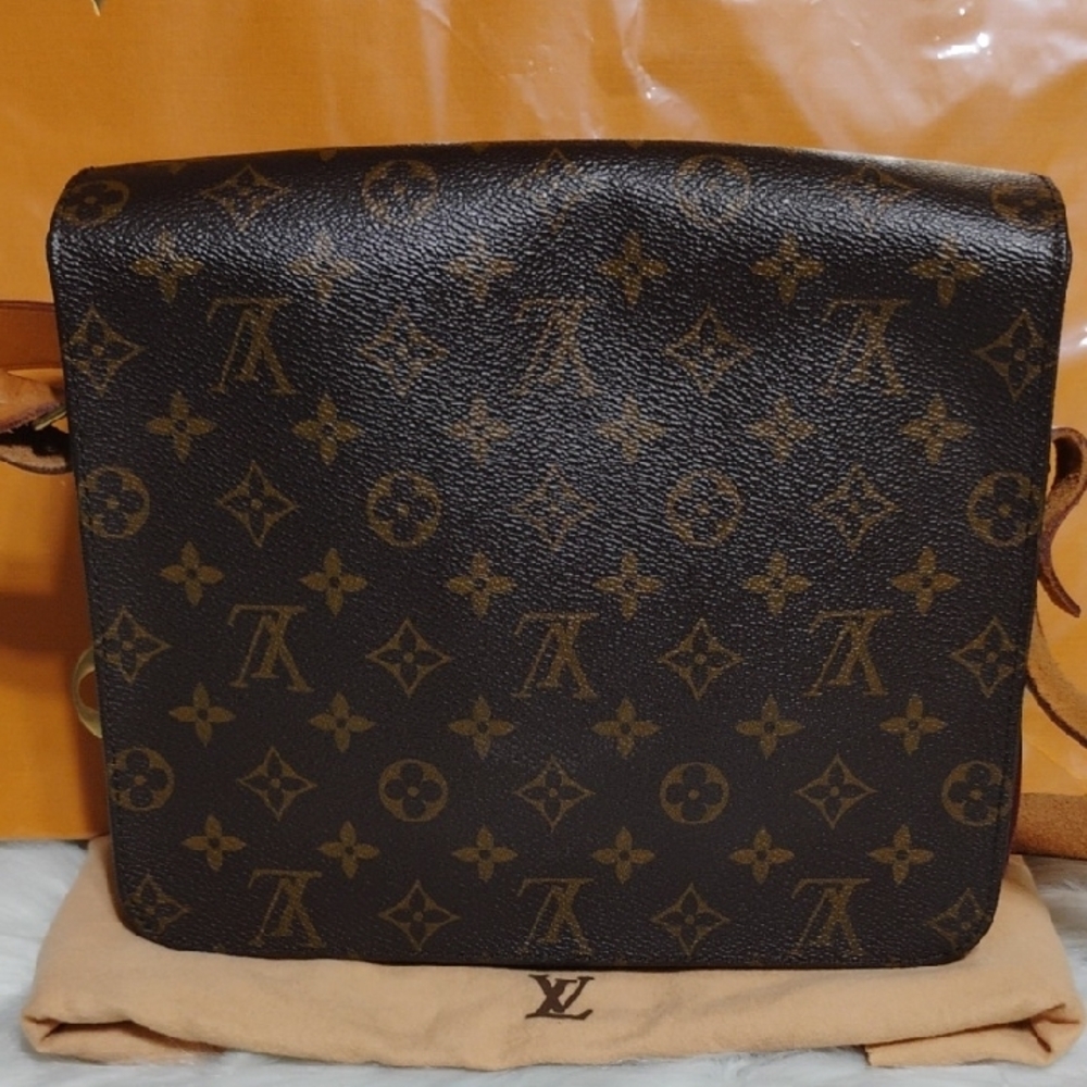 (#9) SALE! Louis Vuitton Brown Monogram Cartouchiere GM Crossbody Bag/DB - Picture 3 of 16